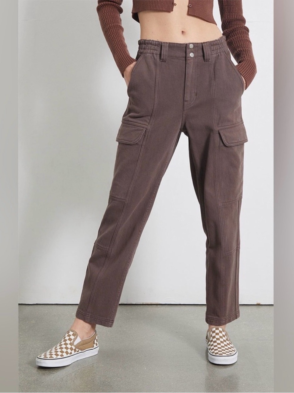 Pacsun Brownie Utility Cargo pants size Medium - Picture 2 of 5